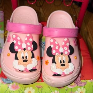 Disney Minnie Mouse Pink Kids Slippers